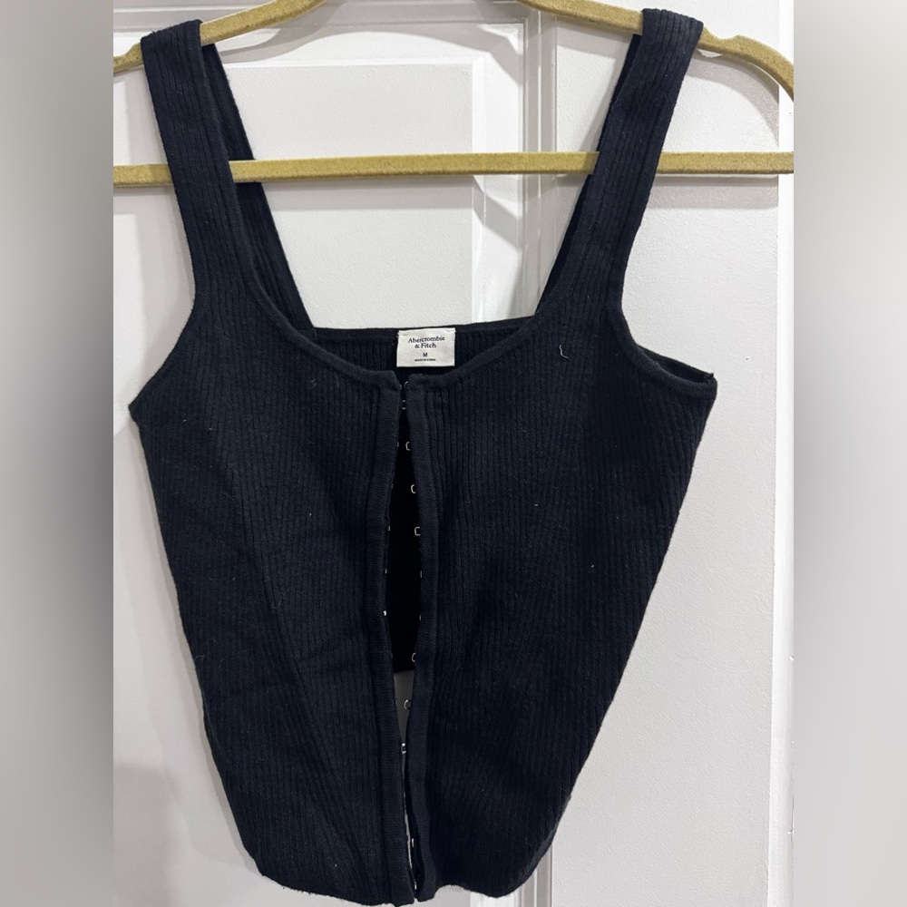 Abercrombie & Fitch Black Knit Top